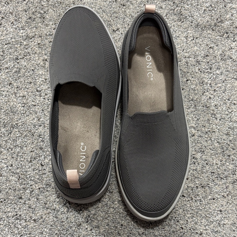 Vionic Women’s Charcoal Slip-On Loafers